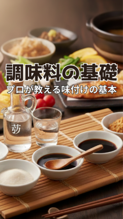 和食調理師が教える調味料の基礎｜さしすせその順番と五味・五法・五色